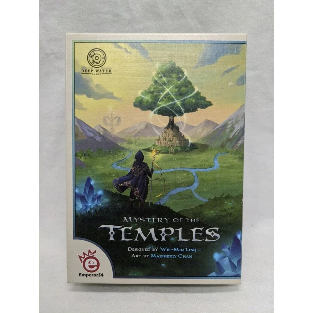 Mystery Of The Temples Deep Water Games Board Game Complete